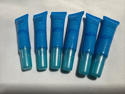 6 Pack Aquafina Hydrating Lip Oil with Jojoba Oil  Almond Oil & Vitamin E