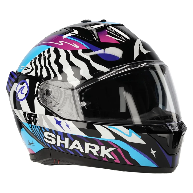 Shark Skwal i3 Speed Fancy Black White Blue, photo 5 of 7