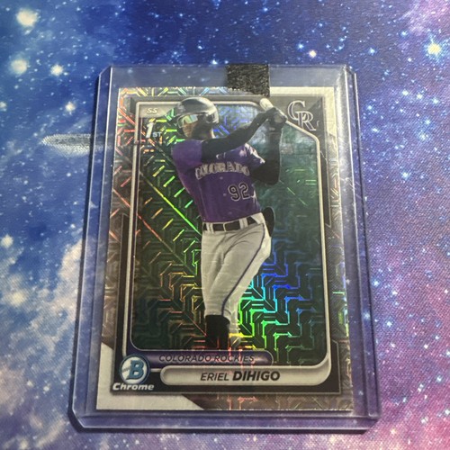 2024 Bowman Chrome #BCP-200 Eriel Dihigo Prospects Mojo Refractors - Picture 1 of 2