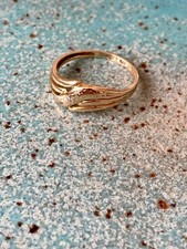 Vintage 9ct Gold & Diamond Wedding Ring