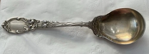 Vintage Reed Barton Sterling Silver Preserve Sugar Spoon 1.31oz La Parisienne