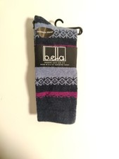 b.ella - Woman's socks - multi color- Cashmere blend - Made in USA **B5**