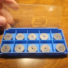 10 NEW SECO REHR 1605M0T-78 CARBIDE INSERTS. GRADE: HX K20 {C6} Machinist Tools