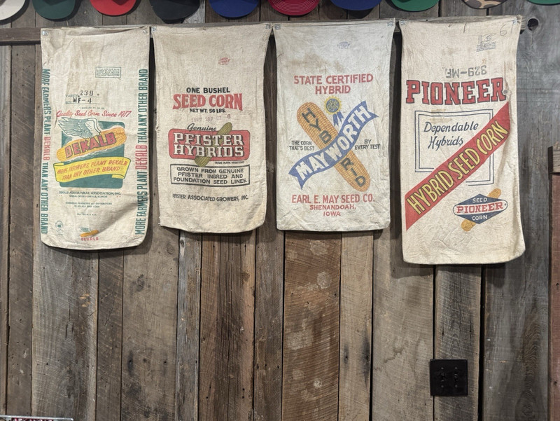 Pioneer Hybrid Seed Corn Advertising Bag - Agriculture Theme, Multicolor