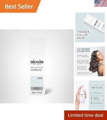 Weightless Root Lifting Hair Spray by Nioxin - Silicone-Free & Unscented 5.1 Oz