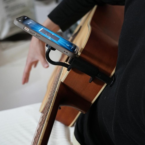 Supporto telefono chitarra con impugnatura magnetica perfetto per educatori e studenti simili - Foto 8 di 10