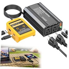 300W Power Inverter DC 20V to AC 110V Compatible with Dewalt 20V Battery