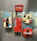 Lot Of 5 Vtg. Coca Cola Fridge Magnets