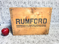 RARE 1906 FDA Antique Rumford Baking Powder W...
