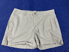Womens Beige Sonoma Shorts Size 16