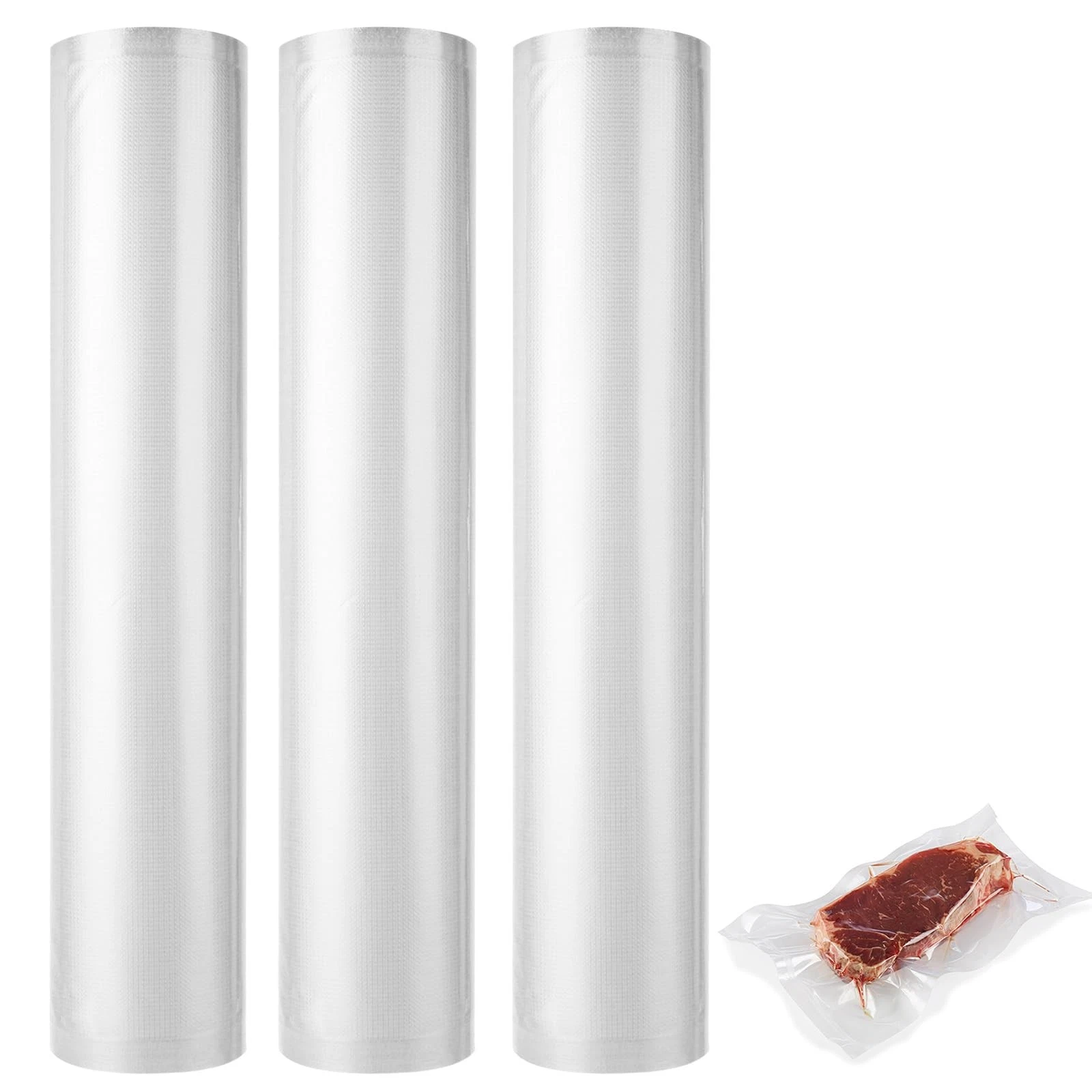 Aselected 3 Roll Vacuum Sealer Bags, 30cm x 6m 30CMx6M
