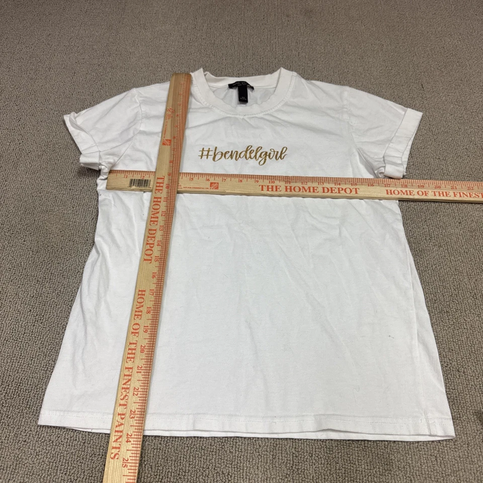 Blusa Henri Bendel branca manga curta feminina tamanho único - Imagem 2 de 4