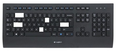 ST4 Eine Taste für Ersatztaste Tastatur Logitech Corded Keyboard K280e