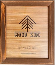 Rustic Wooden Picture Frame 11x14 Inch - Natural Solid Eco Barn Wood for Wall...