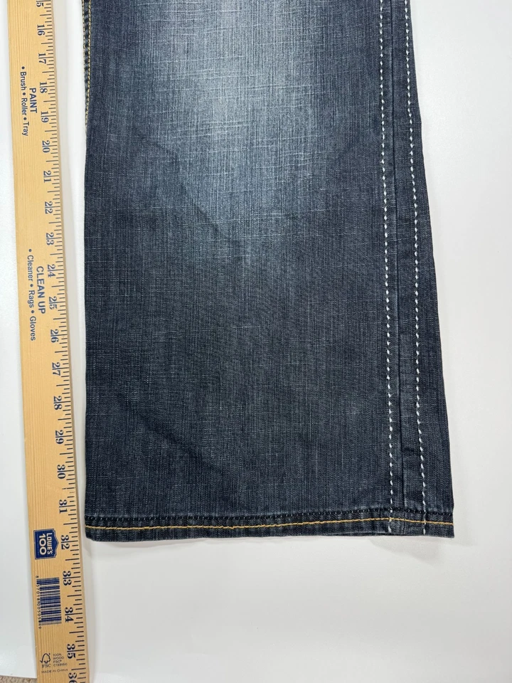 Pantalones de mezclilla holgados Pepe UK Ltd de colección para hombre 38x32 azul ropa de calle YT2K Foto 4 de 4