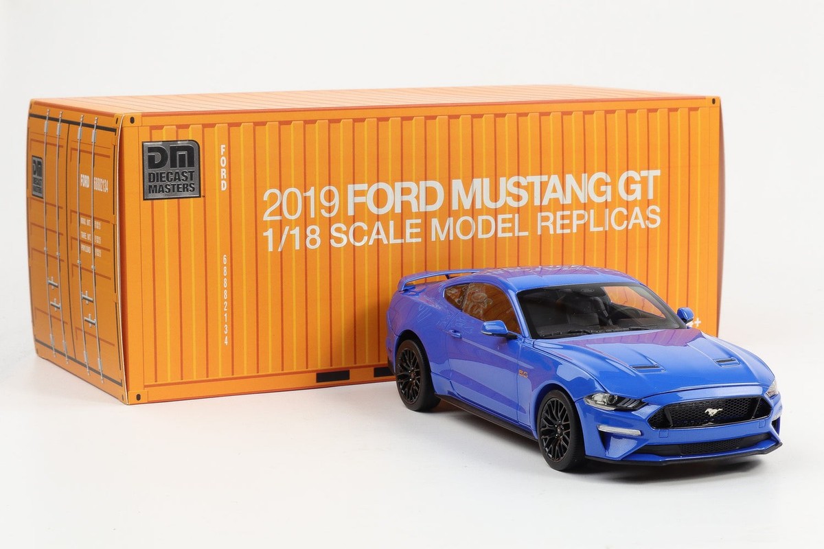 限定値下げDIECAST MASTERS FORD MUSTANG GT2019 1:18 Diecast Masters Ford Mustang GT 5.0 Coupe LHD Kona Bleu 2019