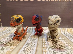 Fingerlings Untamed Raptor Interactive Electronic Pet Dinosaur LOT of 3