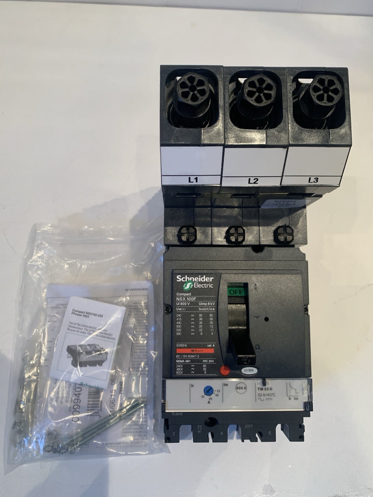 Circuit Breaker, Schneider MGP0323X . New