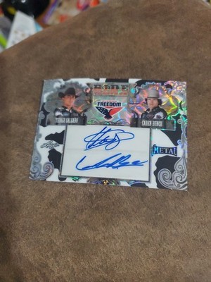 2024 Leaf Metal PBR Ride Together Dual Autographs  Caden Bunch/Thiago Salgado