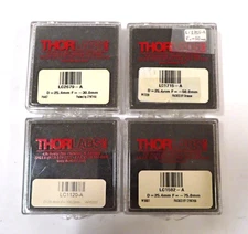 THORLABS LENSES ASSTD  4 PIECES 1x LC1715-A 1x LC2679-A 1x LC1582-A 1x LC1120-A