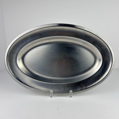 Spring Switzerland Stainless Steel Oval Serving Tray Platter 18/10 Inox 12.5 