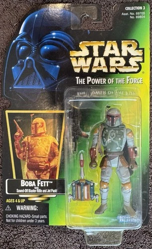 Star Wars The Power of the Force Kenner Boba Fett Action Figure 1995