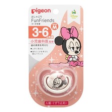 pigeon pacifier Fun Friends 3-6 months with special cover Minnie pattern skin-fr