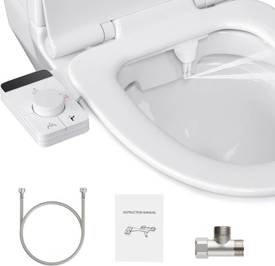 TUSHY Fresh Bidet WC-Sitzaufsatz – Nicht-elektrisch, Selbstreinigend, Einfache Installation