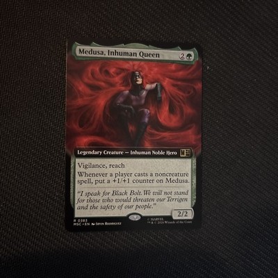 Medusa, Inhuman Queen (Extended Art) Commander: Marvel Super Heroes Regular