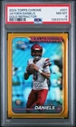2024 TOPPS CHROME GOLD REFRACTOR #201 JAYDEN DANIELS ROOKIE RC 22/50 PSA 8