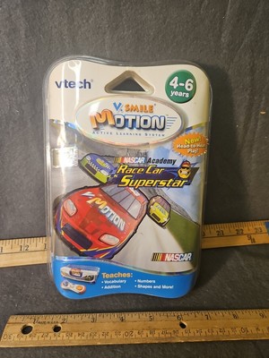 Vtech Vsmile Motion, Nascar Academy - Race Car Superstar Smartridge, New in Box