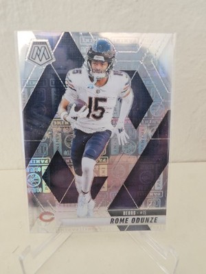 Panini 2025 Panini Mosaic Rome Odunze Silver Knight Prizm #206 Bears NFL /149
