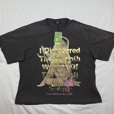 Triple Sevens Seventh Wonder Tee Vintage Black Washed Size 2XL DS NWT