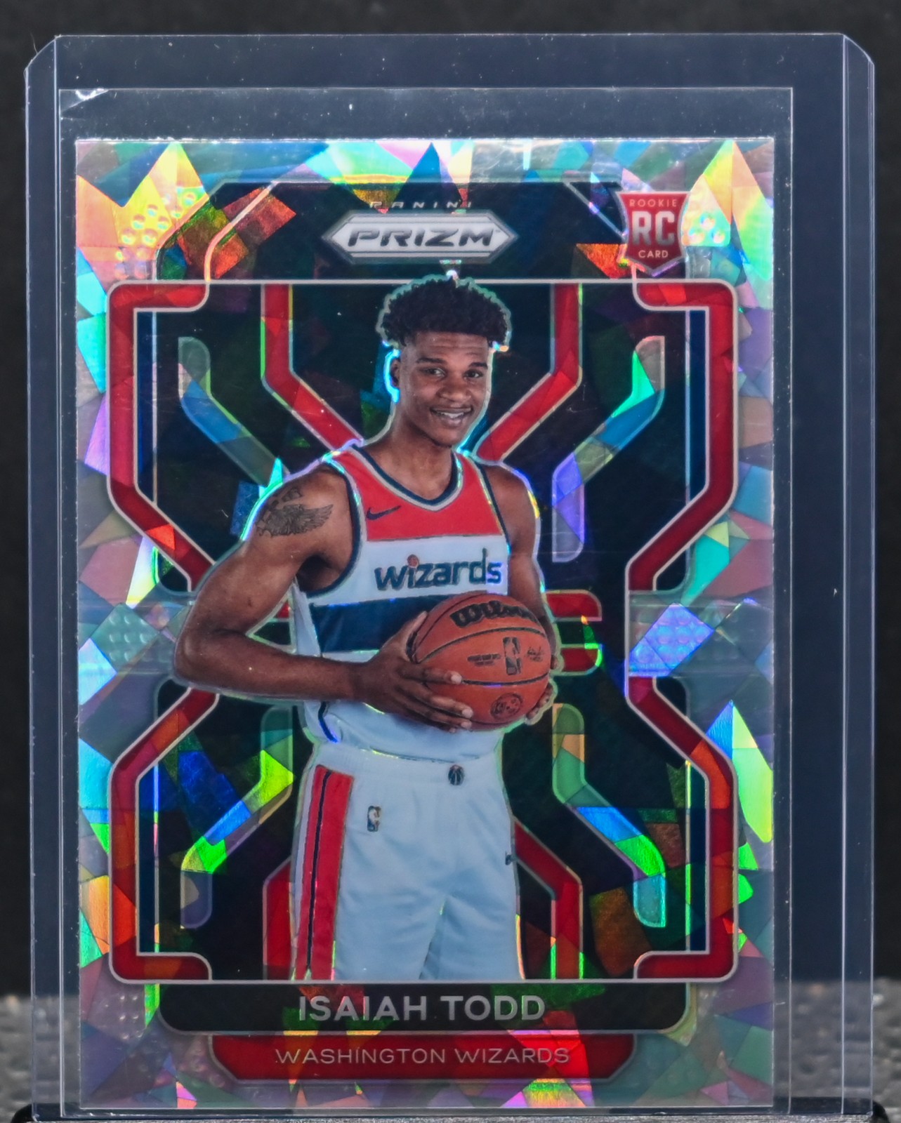EL.38 Isaiah Todd 2021-22 Panini Prizm #299 Ice Prizm RC Rookie