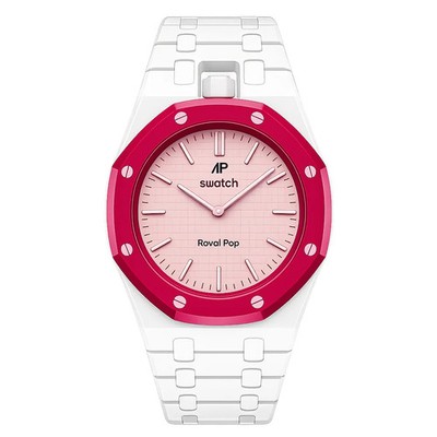 Custom Vertical Link Wrist Strap Presale Swatch x AP Royal Pop
