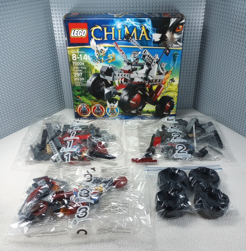 LEGO - 70004 - Wakz' Pack Tracker - Aposentado 2013 - Novo / Caixa Aberta - Envio Rápido! - Imagem 3 de 4