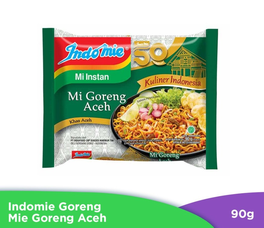 INDOMIE MI GORENG ACEH KHAS ACEH Pack de 5 ENTREGA GRATUITA