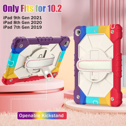 Schultergurt robuste stoßfeste Hülle für iPad 9./8./7. Gen 10,2 Zoll - Bild 37 von 65