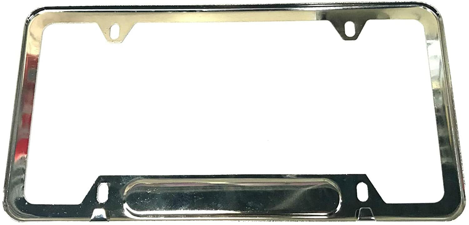 Gmc In Red Chrome Metal License Plate Frame Custom GMC In Red Chrome Metal License Plate Frame Z71 License Plate Frame - Foto 3