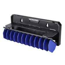 WORKPRO 13.5-inch Foldable Tool Organizer Wall Mount Screwdriver Plier Organizer