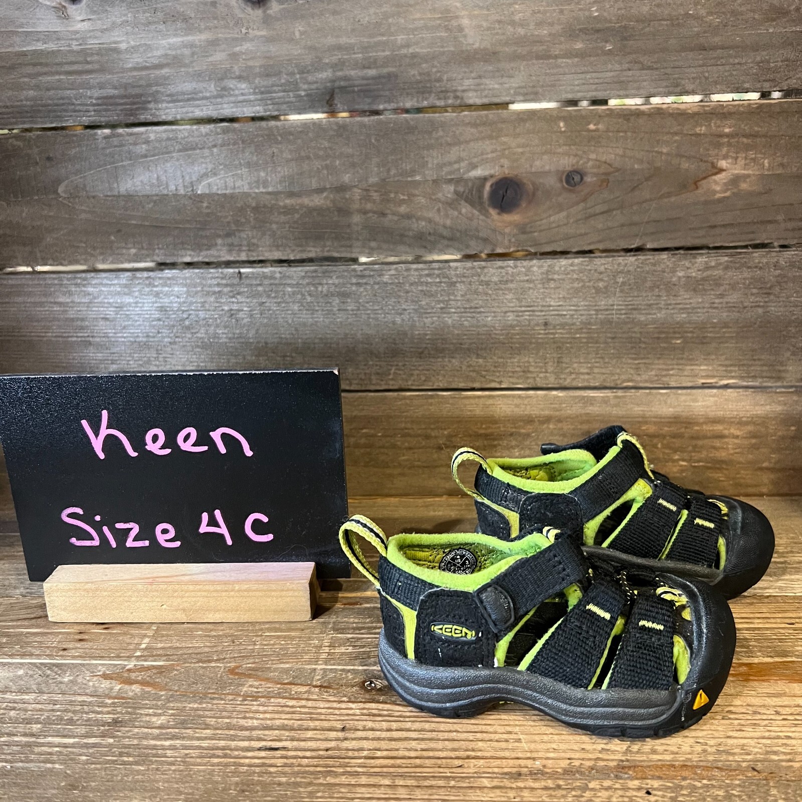 Sandali scarpe neri impermeabili Keen Newport H2 bambino taglia 4 C