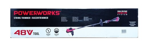 Powerworks AkkuRasentrimmer P48ST8 ohne Akku auch passend zu