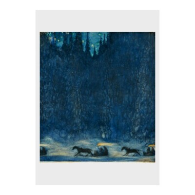 John Bauer for 'Julstämning' ('Christmas Spirit'): Poster (11.7'' x 16.5'')