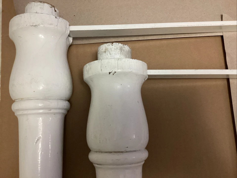 Patas de madera antiguas para fregadero consola de baño vintage JL Mott plomería Foto 2 de 4