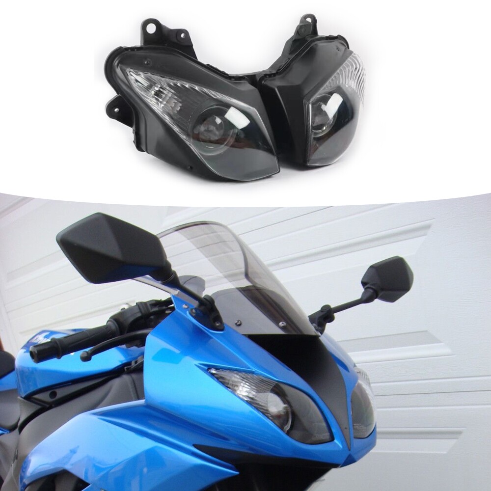 Front Headlight Assembly for Kawasaki Ninja ZX6R 2009 2010 2011