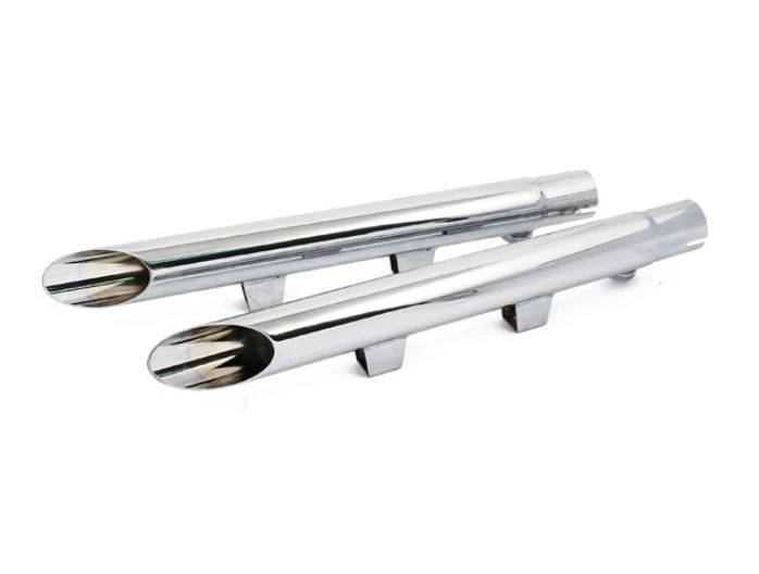 Marmitte Sportster Terminali di Scarico Dragpipe per Harley Davidson XL 883 1200 - Immagine 2 di 4