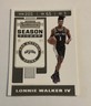 Lonnie Walker IV 2019-20 Panini Contenders Basketball #71 San Antonio Spurs