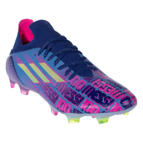 adidas Messi X Speedflow.1 FG Soccer Cleats - Victory Blue/Shock Pink (Size 12) - Picture 1 of 4