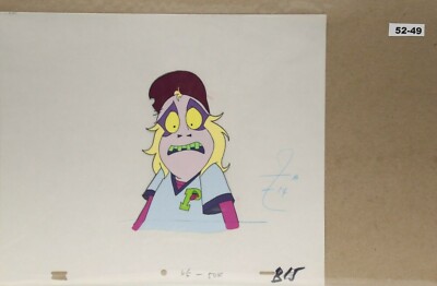 Beetlejuice Original Production Drawing And Cel 52-49 Used Cond.