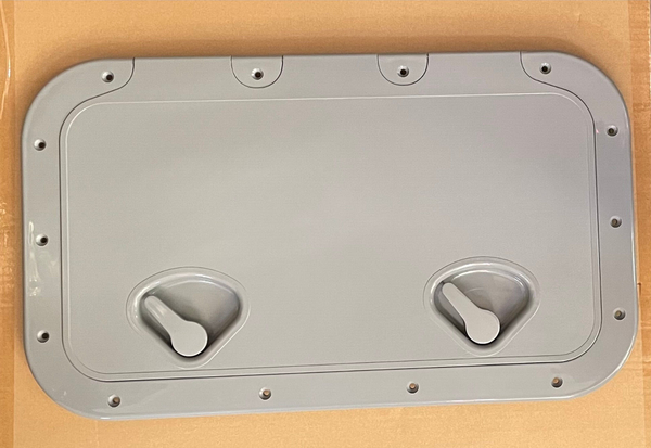 Inspektionsluke Decksluke Luke Kunststoff Classic 355 X 600 Mm Grau Nuova Rade-image